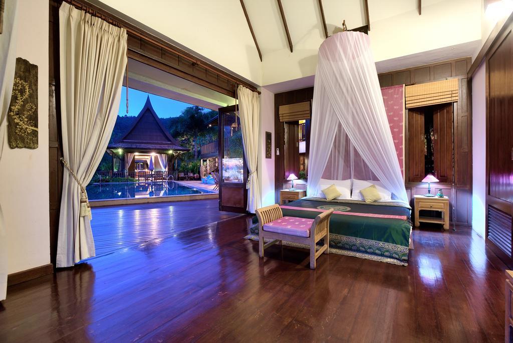 Villa Thai Teak - Panoramic Sea & Sunset Views Ko Samui Værelse billede