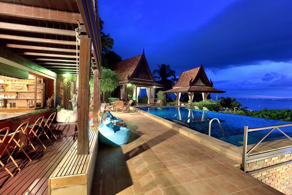 Villa Thai Teak - Panoramic Sea & Sunset Views Ko Samui Værelse billede
