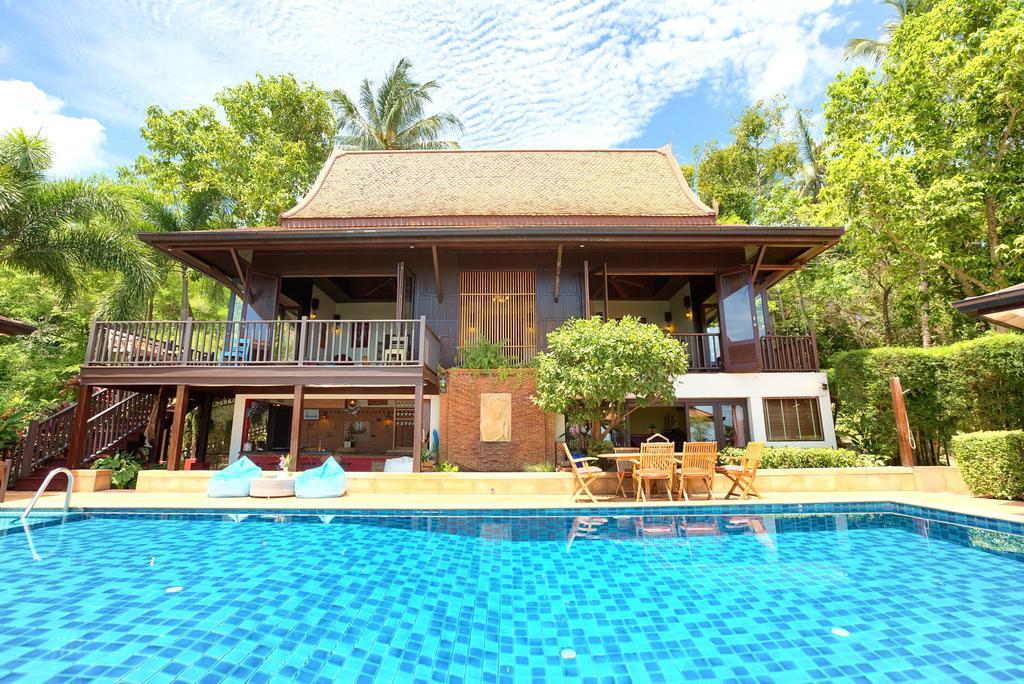 Villa Thai Teak - Panoramic Sea & Sunset Views Ko Samui Værelse billede