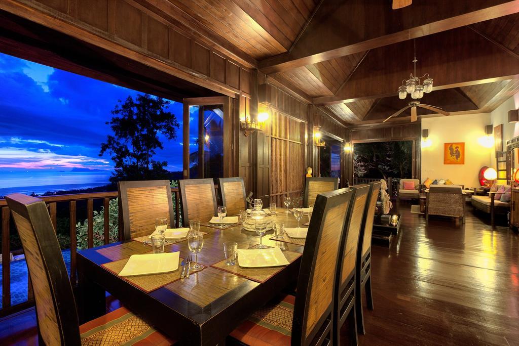 Villa Thai Teak - Panoramic Sea & Sunset Views Ko Samui Værelse billede