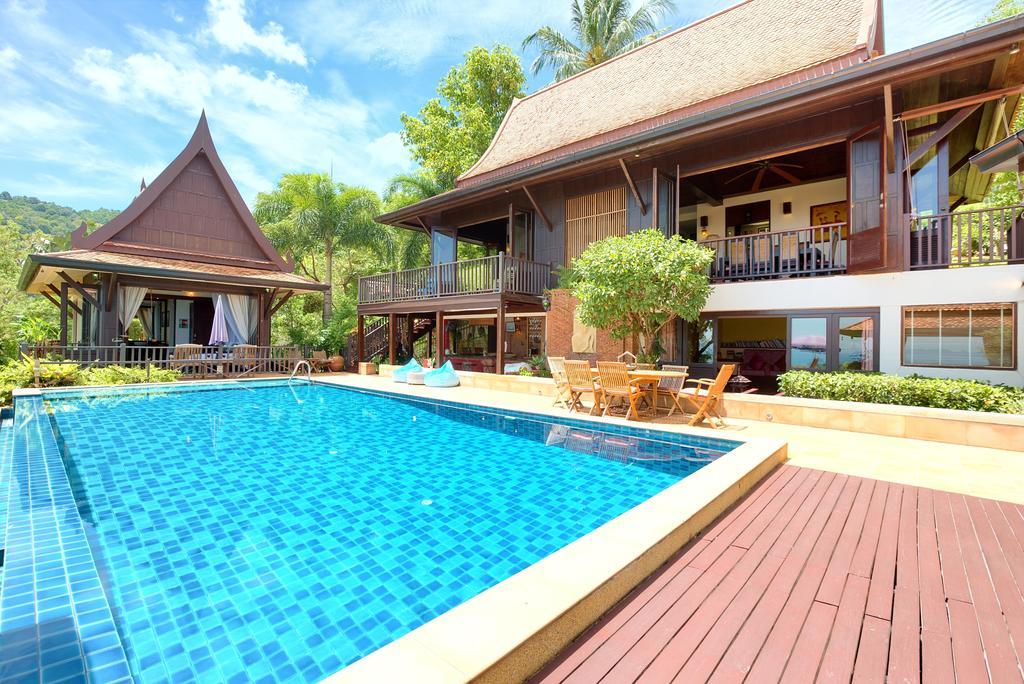 Villa Thai Teak - Panoramic Sea & Sunset Views Ko Samui Værelse billede