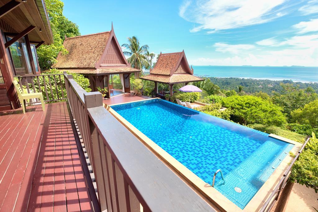 Villa Thai Teak - Panoramic Sea & Sunset Views Ko Samui Værelse billede