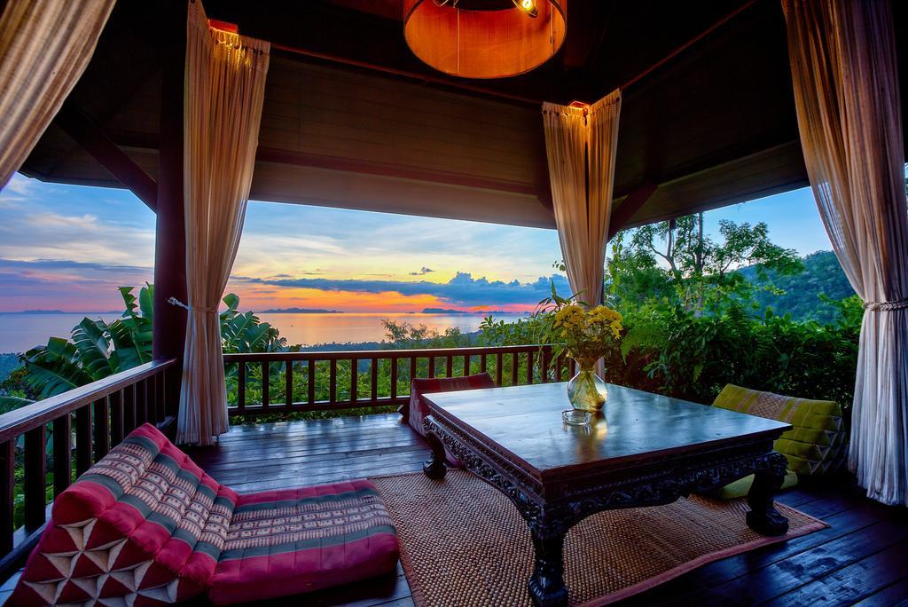 Villa Thai Teak - Panoramic Sea & Sunset Views Ko Samui Værelse billede