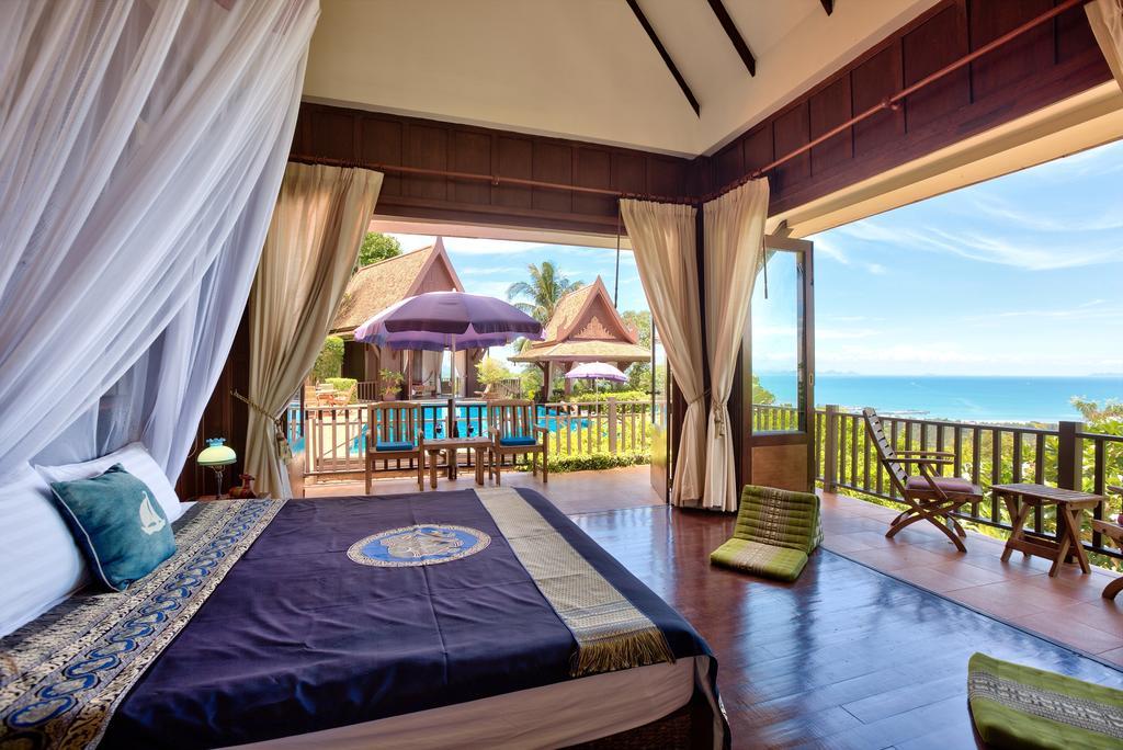 Villa Thai Teak - Panoramic Sea & Sunset Views Ko Samui Værelse billede