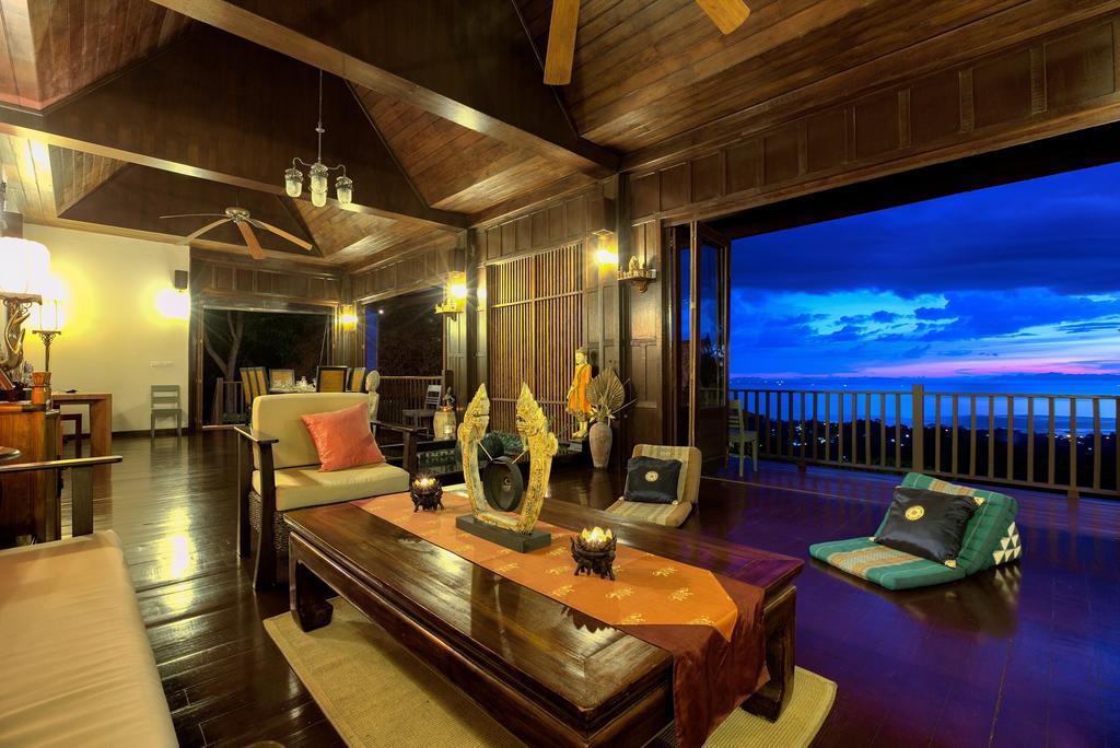 Villa Thai Teak - Panoramic Sea & Sunset Views Ko Samui Værelse billede