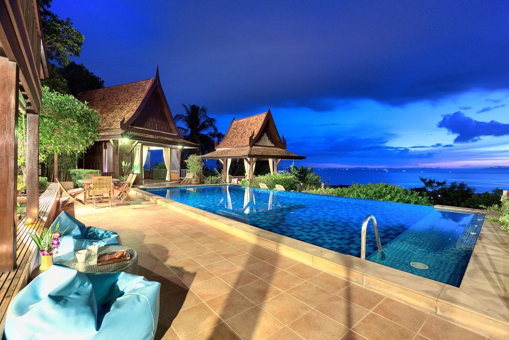 Villa Thai Teak - Panoramic Sea & Sunset Views Ko Samui Værelse billede