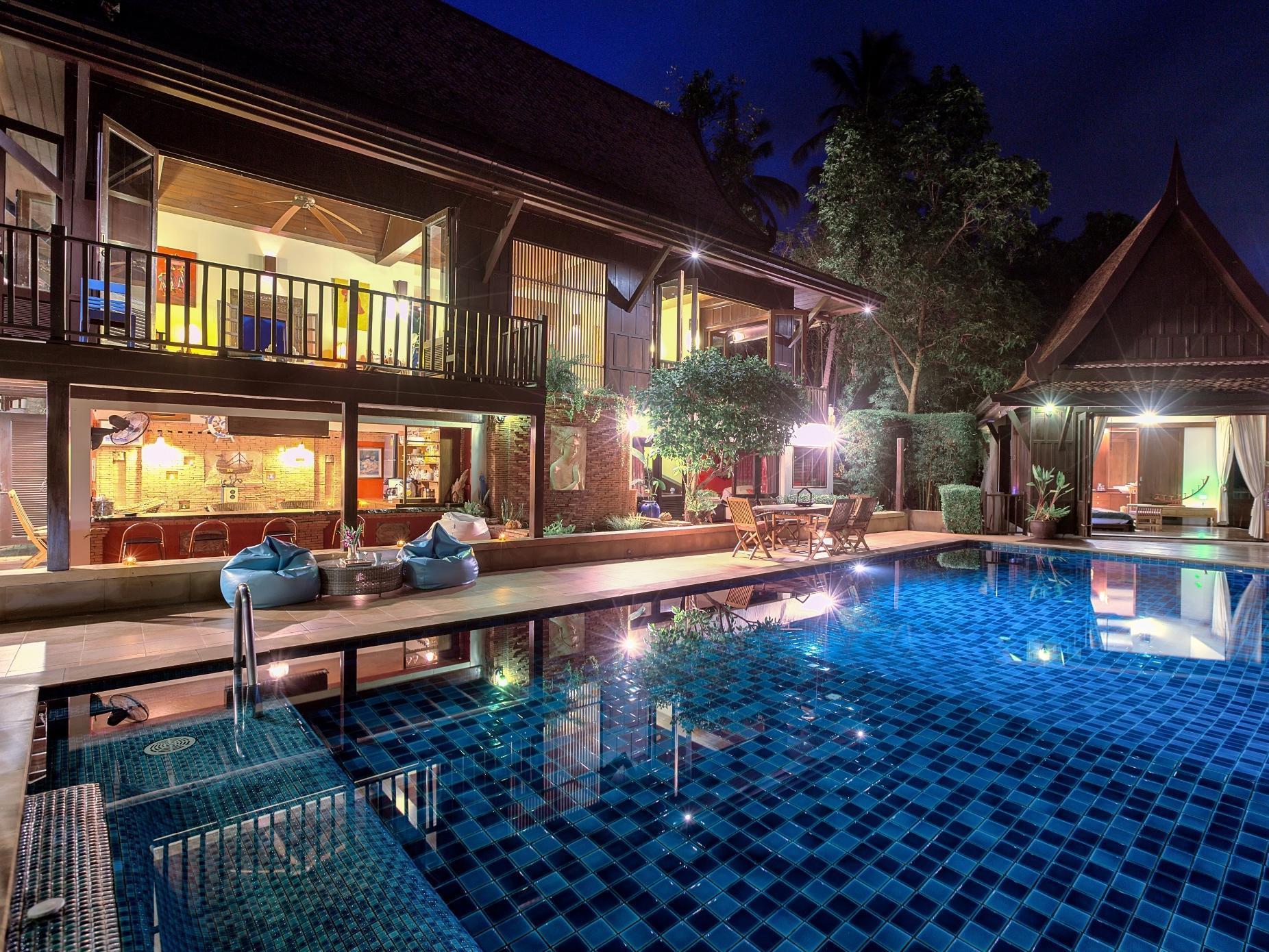 Villa Thai Teak - Panoramic Sea & Sunset Views Ko Samui Eksteriør billede