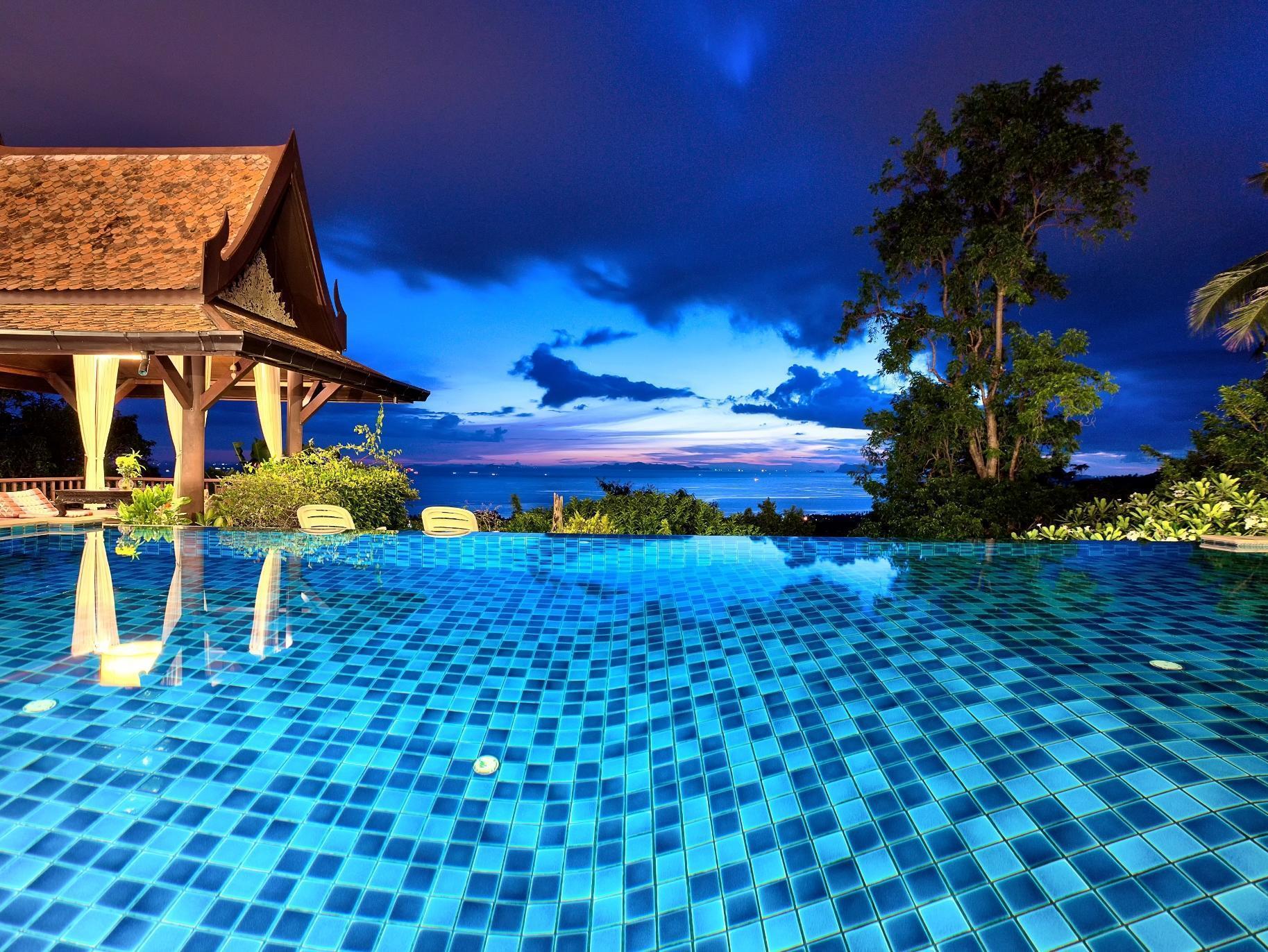Villa Thai Teak - Panoramic Sea & Sunset Views Ko Samui Eksteriør billede